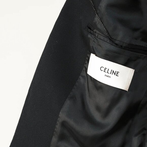Celine SS/19 Rectangle Spencer Diagonal Wool Cropped Jacket - Picture 6 of 10